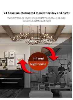 Mi VAZA Mini HD 4K Night Vision and Motion Detection-Wireless WiFi White with 32GB Memory Card  - Image 3