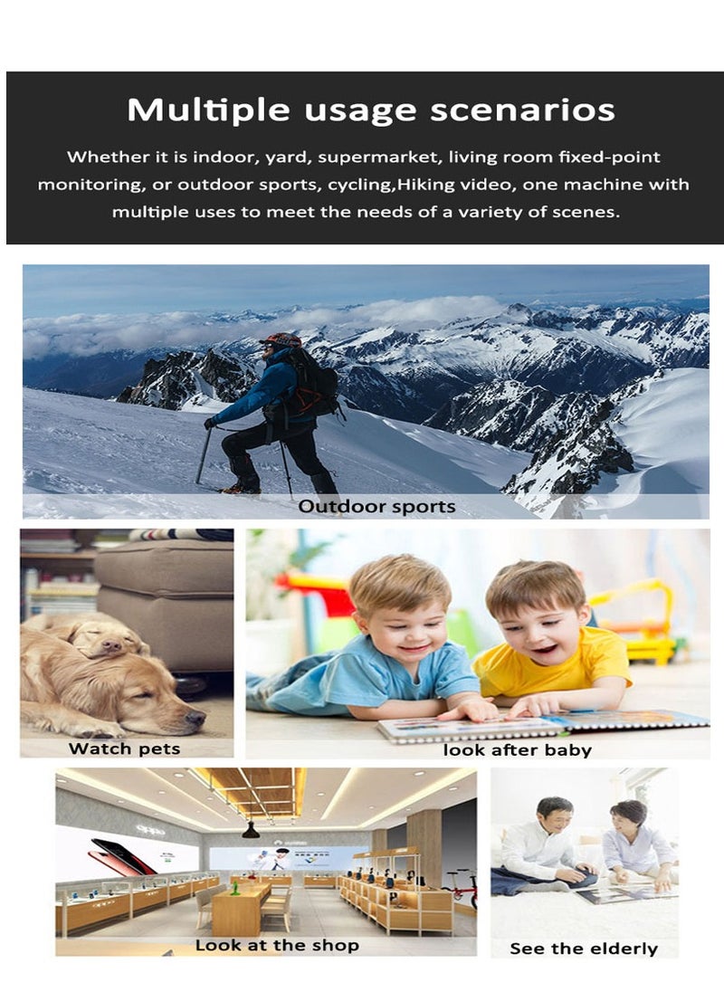Mi VAZA - Mini HD 4K Night Vision and Motion Detection-Wireless WiFi White with 32GB Memory Card - Image 1
