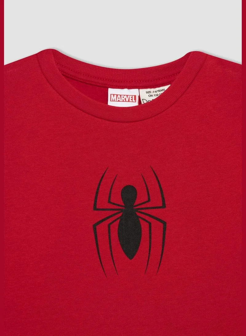 DeFacto Boy Spiderman Licenced Regular Fit Crew Neck Long Sleeve Knitted Sweatshirt