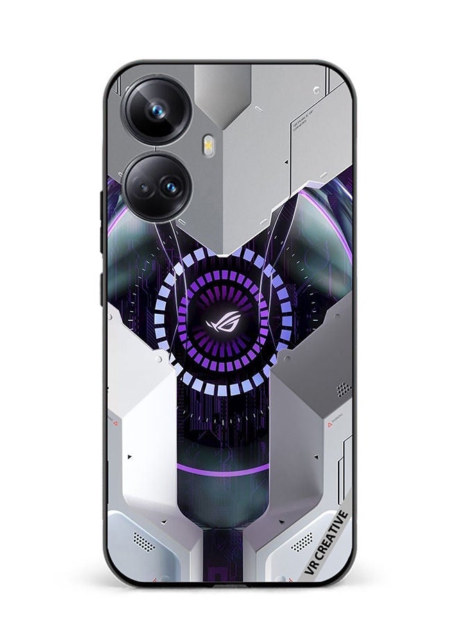 VR CREATIVE Protective Case Cover For Realme 10 Pro Plus Republic Of Gamers Logo Design Multicolour - Image 1