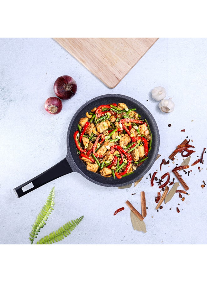 Royalford Die Cast Aluminium Frypan Grey/Black 26cm - Image 2