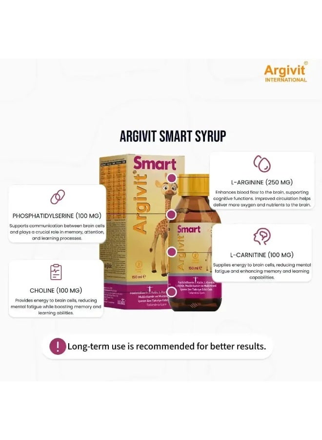 Argivit Smart Liquid Multivitamin & Multimineral Supplement for Focus & Immunity - Image 3
