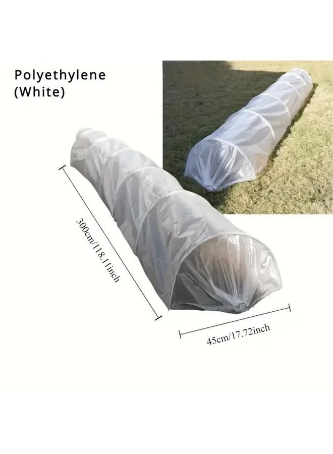 1 قطعة نفق الدفيئة المصغرة غطاء حماية النباتات في الهواء الطلق شفاف العزل الشتوي البناء - Image 4