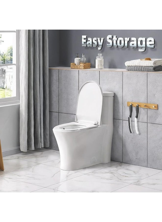 Toilet Brush, 2 Pcs Bathroom Cleaning Brush, Gap Scrub Brush with Hanging Hole, Multifunctional Hard Bristle Crevice Cleaning Brush, Cleaner Tools for Sinks, Tub, Shower, Tile, Toilet Seat - Image 4