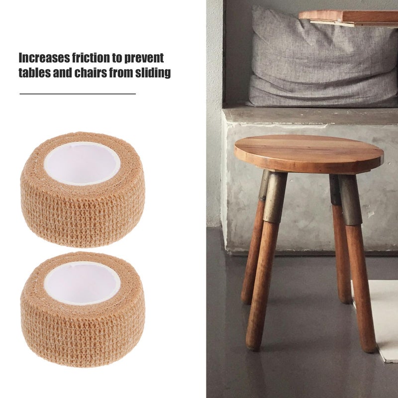3 Rolls Self Adhesive Chair Leg Floor Protectors 2 5cm X 4m Non Slip Furniture Pads For Hardwood Floors - Image 5