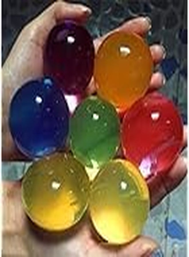 YOOKO® Combo (1000 Crystal Water Jelly Balls + 10 Pcs Water Growing Animals) Water Ball for Home Decor, Vases Fillers, Toys Games Decoration -Transparent - Image 1