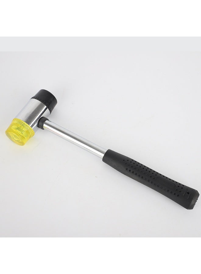 Small Rubber Mallet Hammer – 25 mm Lightweight Double-Sided Rubber and Plastic Head | Non-Slip Ergonomic Grip | Durable, Scratch-Free Tool for Jewelry Making & Repair, Delicate Craft, Furniture Setup - Image 1