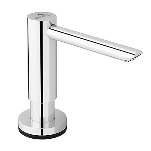 Dolphy Counter top Soap Dispenser for Kitchen Bathroom Sink - 1000ml Silver - Image 2