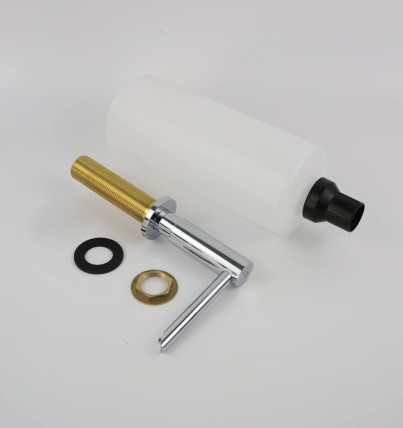 Dolphy Counter top Soap Dispenser for Kitchen Bathroom Sink - 1000ml Silver - Image 4