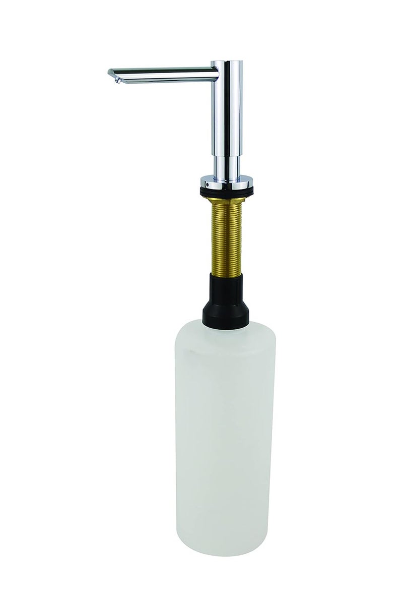 Dolphy Counter top Soap Dispenser for Kitchen Bathroom Sink - 1000ml Silver - Image 1