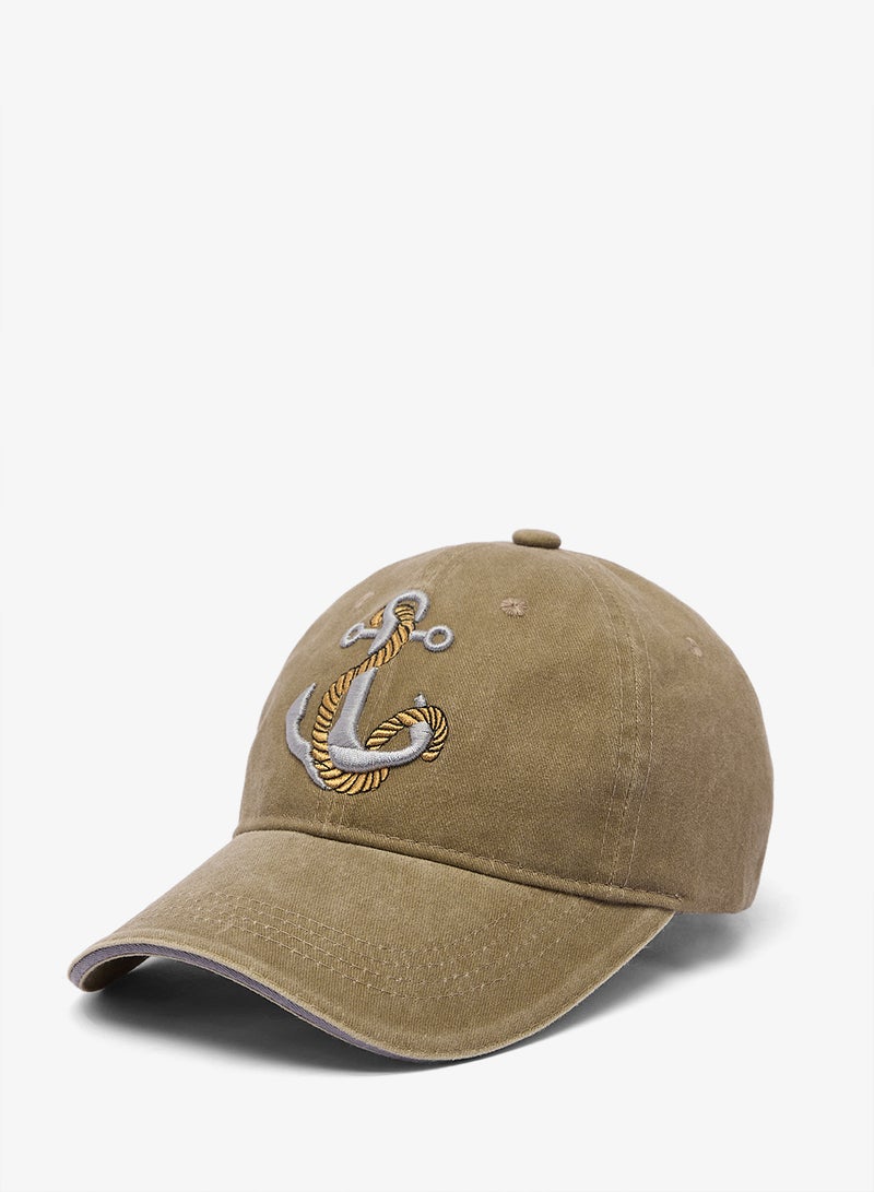 Seventy Five Anchor Embroidered Cap - Image 1