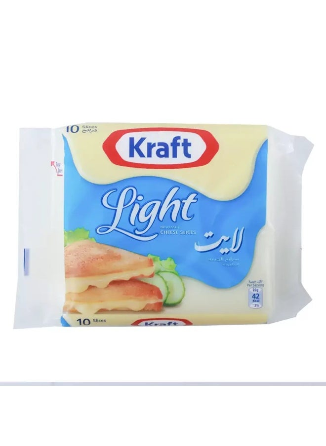 Kraft Kraft 10pcs Light Cheese Slices For Sandwich- 200gms (Delivery In Dubai Only)  - Image 2