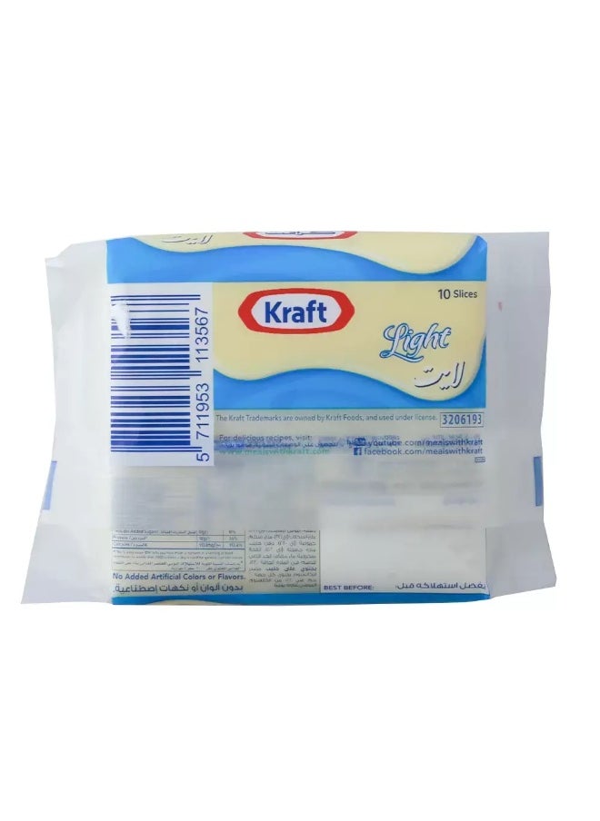 Kraft Kraft 10pcs Light Cheese Slices For Sandwich- 200gms (Delivery In Dubai Only)  - Image 3