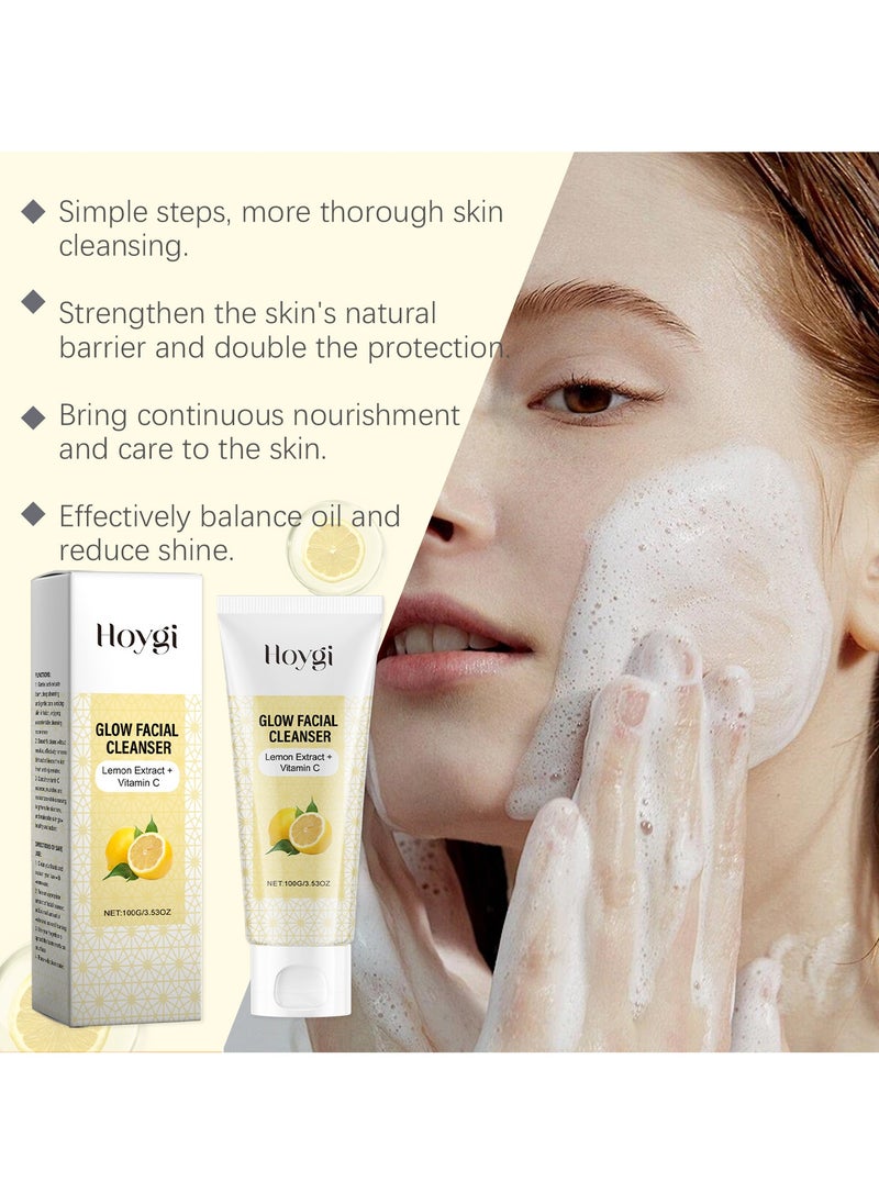 Vitamin C Brightening Cleanser | With Lemon Extract & Vitamin C Refreshing & Brightens Skin Deep Cleansing - pzsku/Z4DA0CAB387EB95239434Z/45/_/1740628198/30a7a885-2880-47d1-a2b4-f02c79c33e02