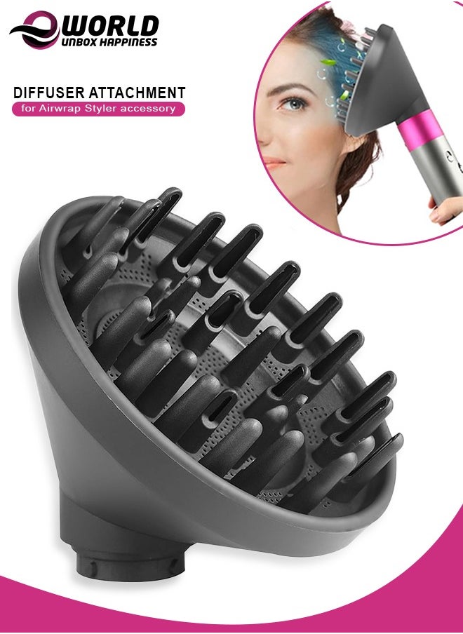 Eworld Portable Hair Styler Diffuser Attachment, Compatible with HS01, HS03 & HS05, Lightweight and Compact Design for Effortless Hair Drying and Styling  - Image 1