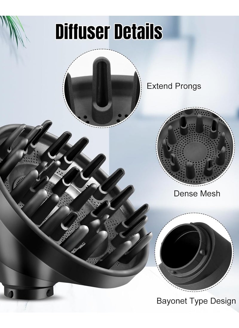 Eworld Portable Hair Styler Diffuser Attachment, Compatible with HS01, HS03 & HS05, Lightweight and Compact Design for Effortless Hair Drying and Styling  - Image 2