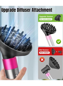 Eworld Portable Hair Styler Diffuser Attachment, Compatible with HS01, HS03 & HS05, Lightweight and Compact Design for Effortless Hair Drying and Styling  - Image 4
