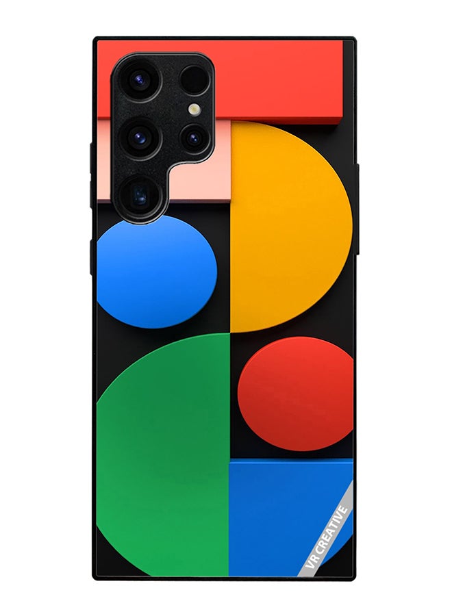Protective Case Cover For Samsung Galaxy S25 Ultra Abstract Design Multicolour