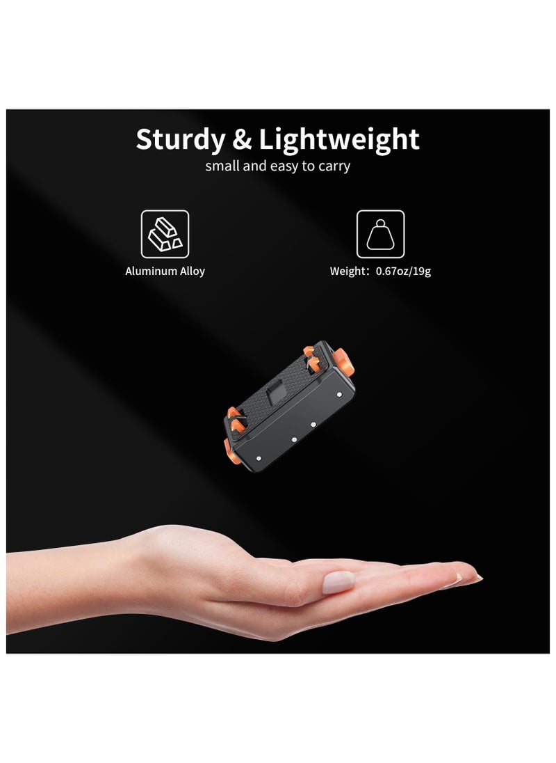 Magnetic Quick Release Mount, Snap-On Magnetic 2 Prong Mount and 1/4 Thread Mount for Insta360 Ace Pro / Insta360 Ace, 1/4 Screw Hole for Tripod Foldable