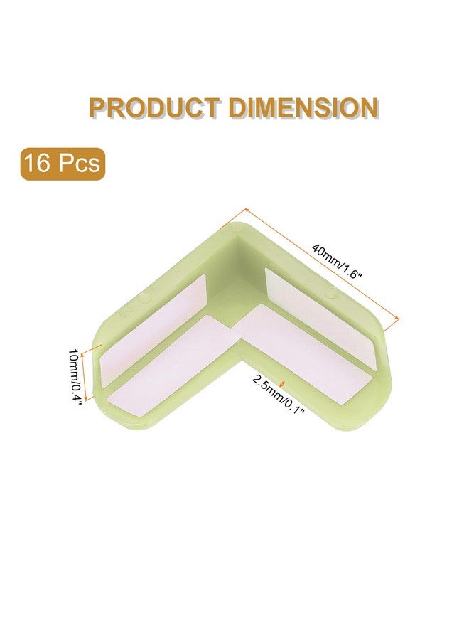 يو إكس سيل واقيات زوايا uxcell، 12 قطعة من واقيات زوايا الطاولة، واقيات زوايا الأثاث وحواف الأمان لحواف الطاولة والزوايا الحادة (شفافة) - Image 2
