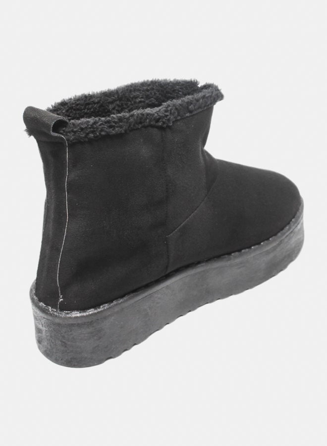 Glitter Women Half-Boots - Black - Image 4