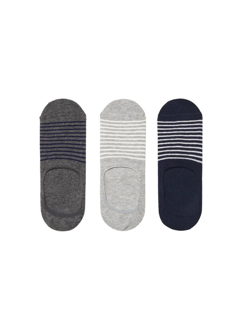 مانجو مان 3 Pack No Show Socks