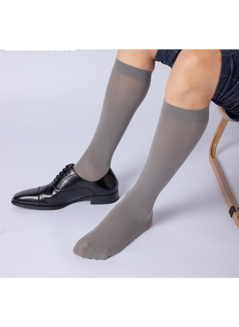 جوارب رجالية من المخمل بطول منتصف الساق - Image 5