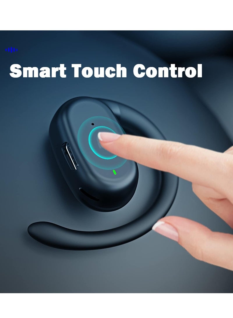 EXCEFORE Air Bone Conduction Headphones - Lightweight Wireless Bluetooth Earbuds with Earhooks for Running and Sports - Image 2