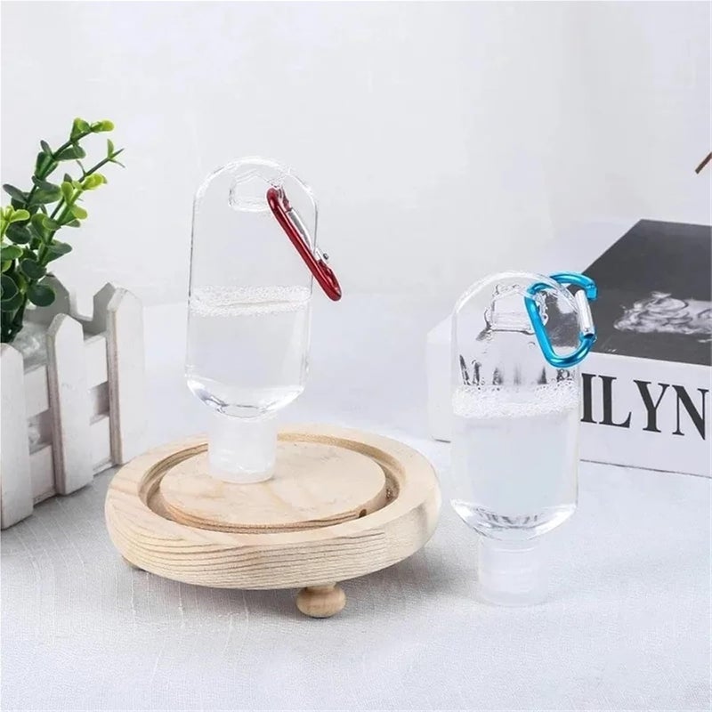 Empty Hand Sanitizer Bottles 40Pcs 50ml Portable Refillable Bottles - With Hook, For Sanitizer/Soap/Cosmetics - Image 4