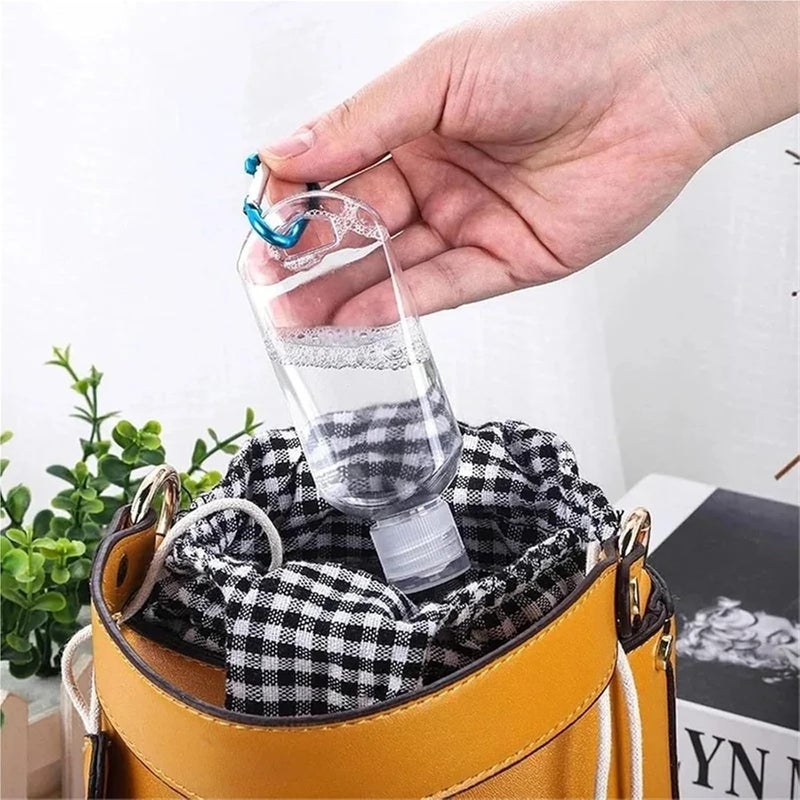 Empty Hand Sanitizer Bottles 40Pcs 50ml Portable Refillable Bottles - With Hook, For Sanitizer/Soap/Cosmetics - Image 5