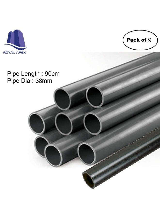 Biella Pack Of 10 Pvc Electrical Conduit Pipe & Fittings Durable, Corrosion-resistant Solution For Indoor And Outdoor Electrical Wiring And Cabling (Conduit Pipe, 38MM)  - Image 2