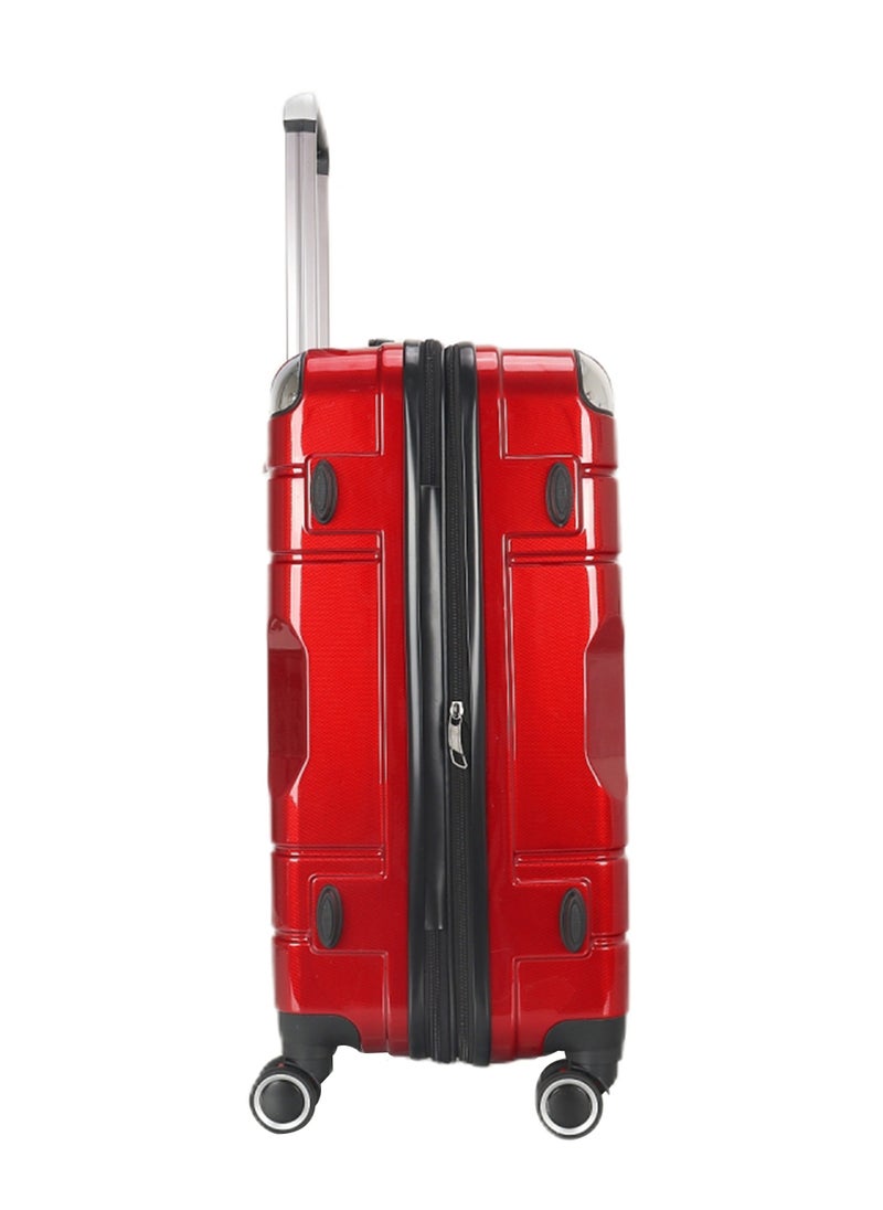 Trolley Luggage Set of 3 PCS TPC Hard Side Spinner Wheels with TSA Lock