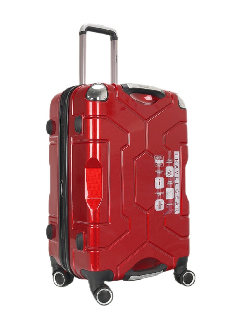 Trolley Luggage Set of 3 PCS TPC Hard Side Spinner Wheels with TSA Lock