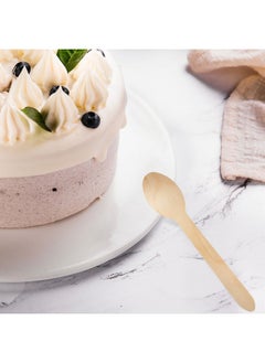 DANUBE HOME Danube Home Loretta 50-Piece Wooden Disposable Spoon Set 16.5Cm Eco-Friendly Biodegradable Perfect For Parties Picnics And Events Durable And Sustainable Cutlery  - Image 4