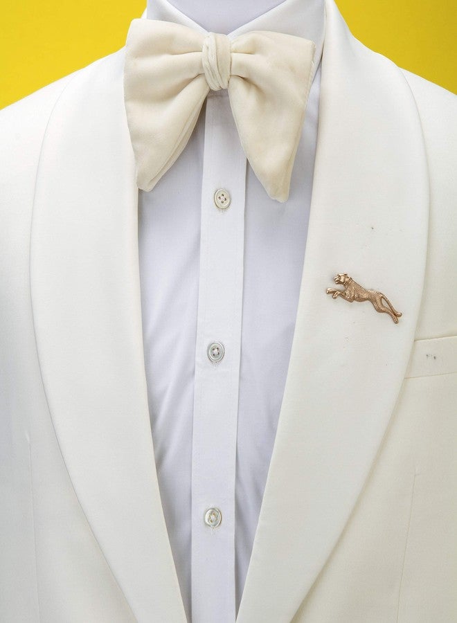 Knighthood Brooch Pin Jaguar Lapel Pin For Men Brooch (Golden) (Alloy) - Image 2