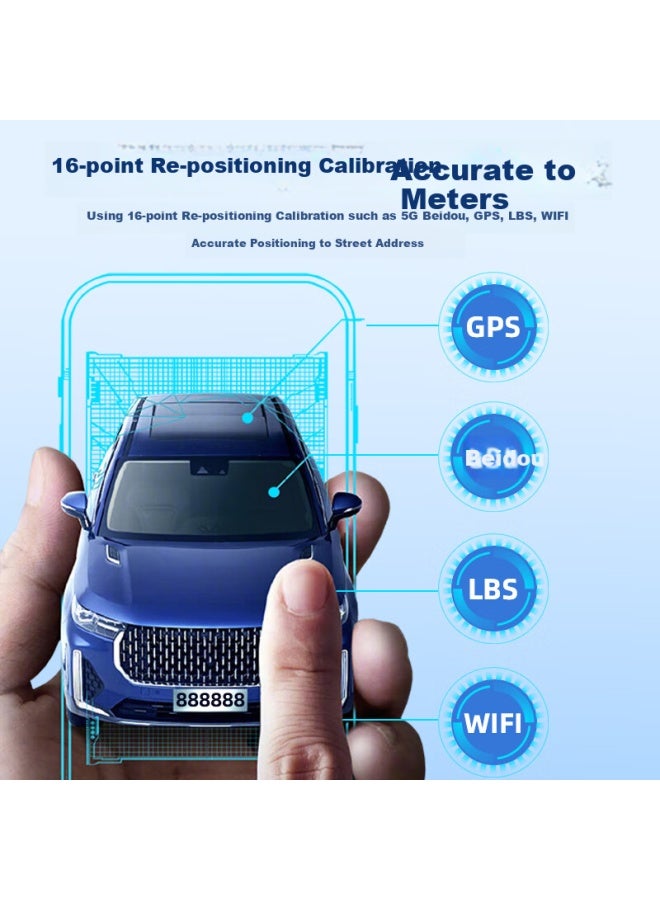 Hangtianzijin Gps Tracker, Mini Car And Electric Vehicle Anti-theft Tracking Device, In-vehicle Positioning Gadget, Child And Elderly Anti-lost Device