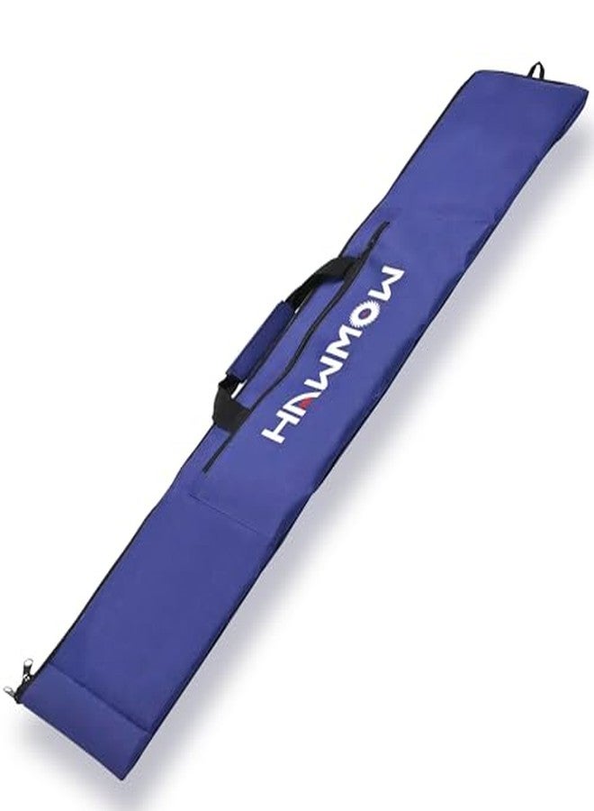 Hawmow 56“ Universal Track Saw Guide Rail Protective Bag for Makita and for Festool, Professional Carry Bag for Transporting Guide Rails and Aaccessories, Up to 58”, Classic Blue, GRBAG55 - Image 1