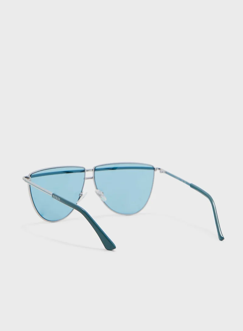 GUESS Injected Oversized Sunglasses