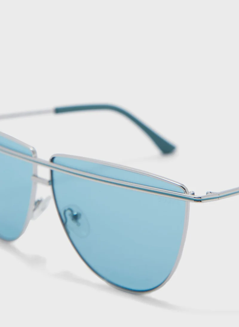 GUESS Injected Oversized Sunglasses