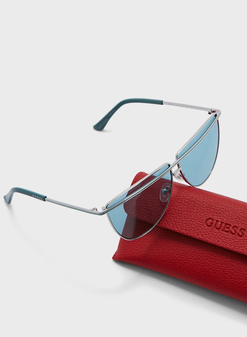 GUESS Injected Oversized Sunglasses