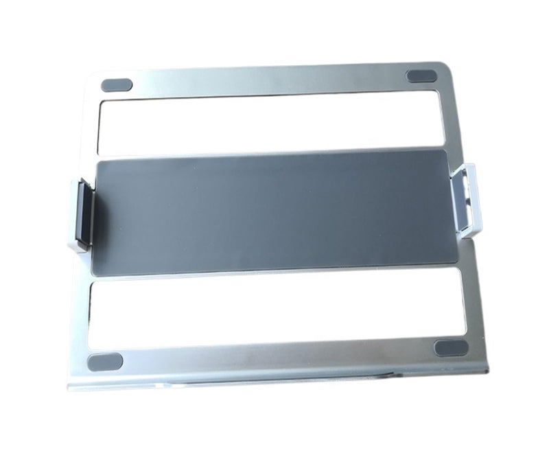 Silver Aluminum Alloy Laptop Tray 12 To 17 Inch Adjustable Portable Stand - Image 2