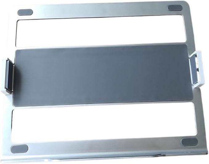 Silver Aluminum Alloy Laptop Tray 12 To 17 Inch Adjustable Portable Stand - Image 1