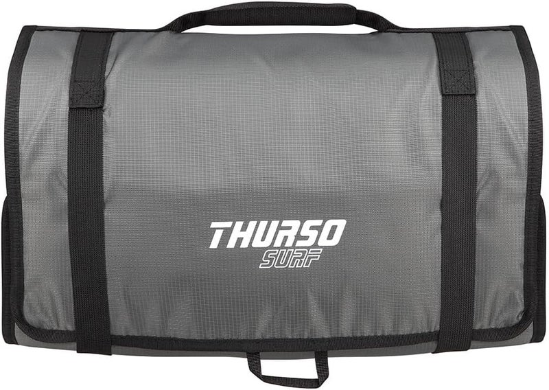 THURSO SURF حقيبة لوح التجديف القابلة للنفخ مع عجلات حقيبة ظهر بديلة تناسب أي لوح iSUP يصل طوله إلى 12'6 وحقيبة لوح التجديف فائقة المتانة بسعة كبيرة لحمل السفر - Image 1