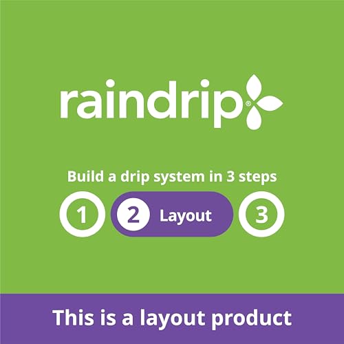 Raindrip R283DT 1/4-Inch Drip-A-Long® Dripline with 1/2 GPH Non-Pressure Compensating Emitters, 12-Inch Spacing, 50-Foot, for Drip Irrigation and Drip Irrigation Systems, Brown - Image 2