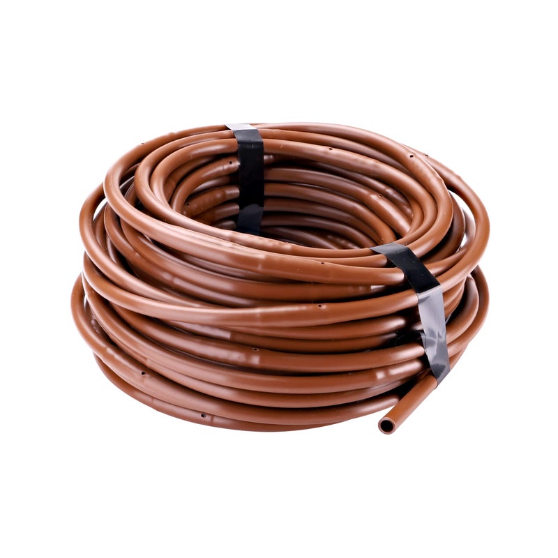 Raindrip R283DT 1/4-Inch Drip-A-Long® Dripline with 1/2 GPH Non-Pressure Compensating Emitters, 12-Inch Spacing, 50-Foot, for Drip Irrigation and Drip Irrigation Systems, Brown - Image 3