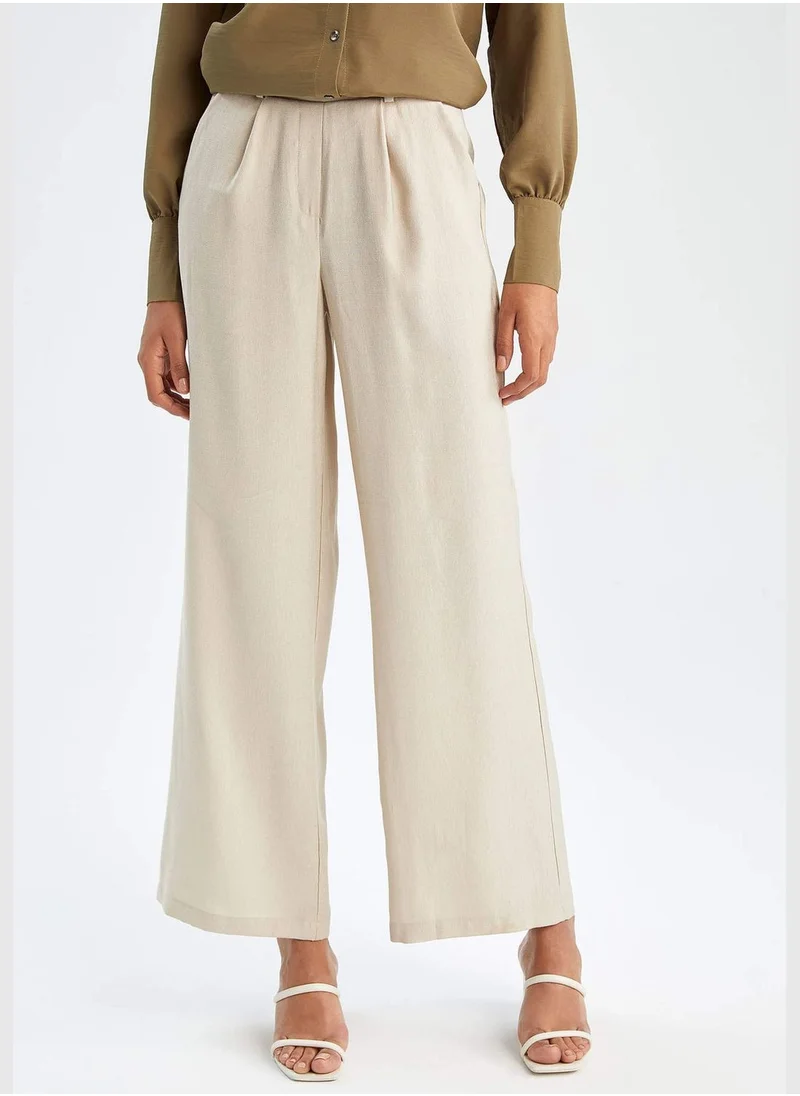 DeFacto Regular Fit Viscose Trousers