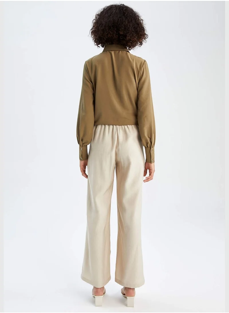 DeFacto Regular Fit Viscose Trousers