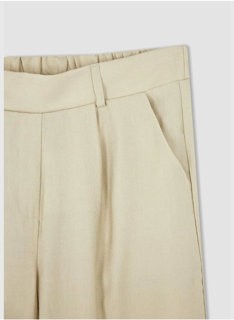 DeFacto Regular Fit Viscose Trousers