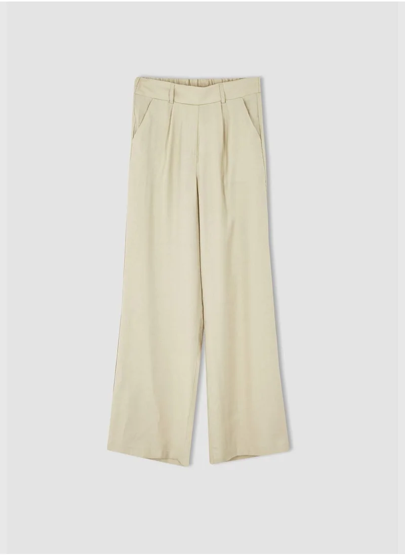 DeFacto Regular Fit Viscose Trousers
