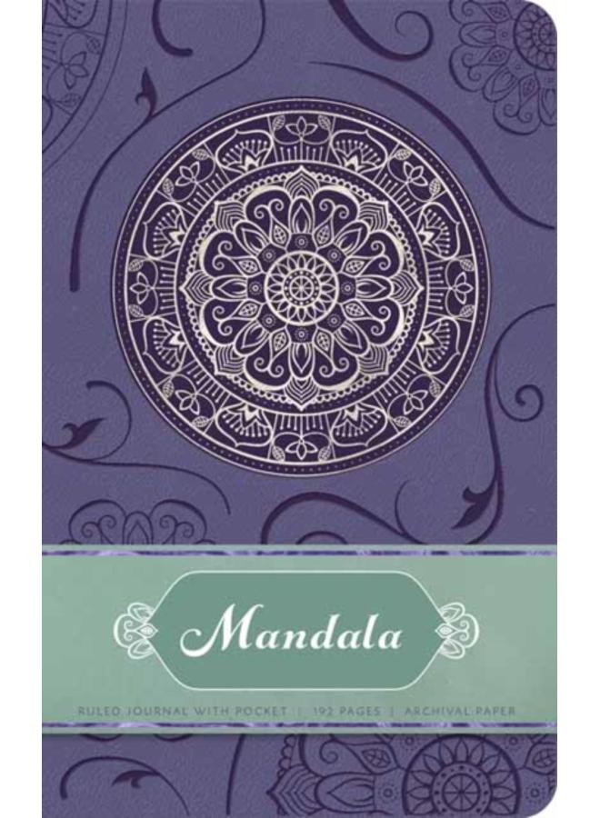 Mandala Hardcover Ruled Journal